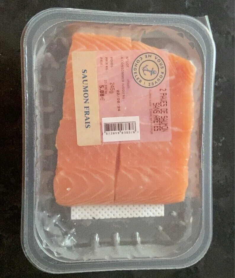 Saumon frais sans arêtes