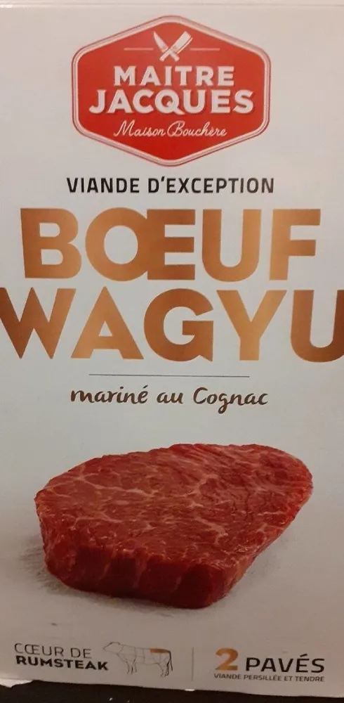Bœuf wagyu mariné au cognac