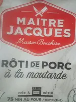 Roti de porc à la moutarde