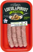 4 Saucisses de lapin aux herbes de Provence