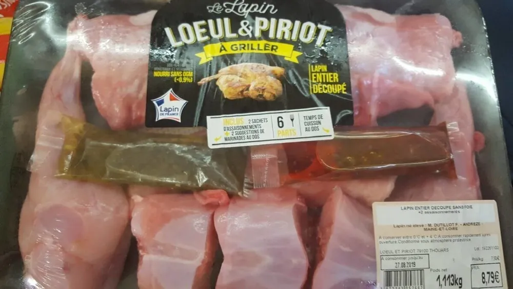 Le Lapin loeul et piriot à griller