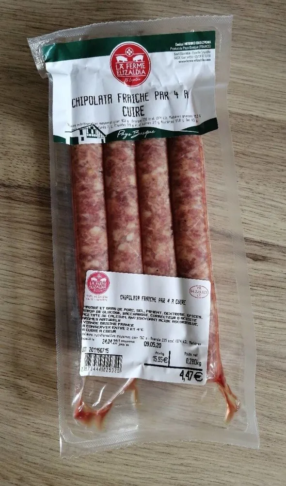 Chipolatas fraîches
