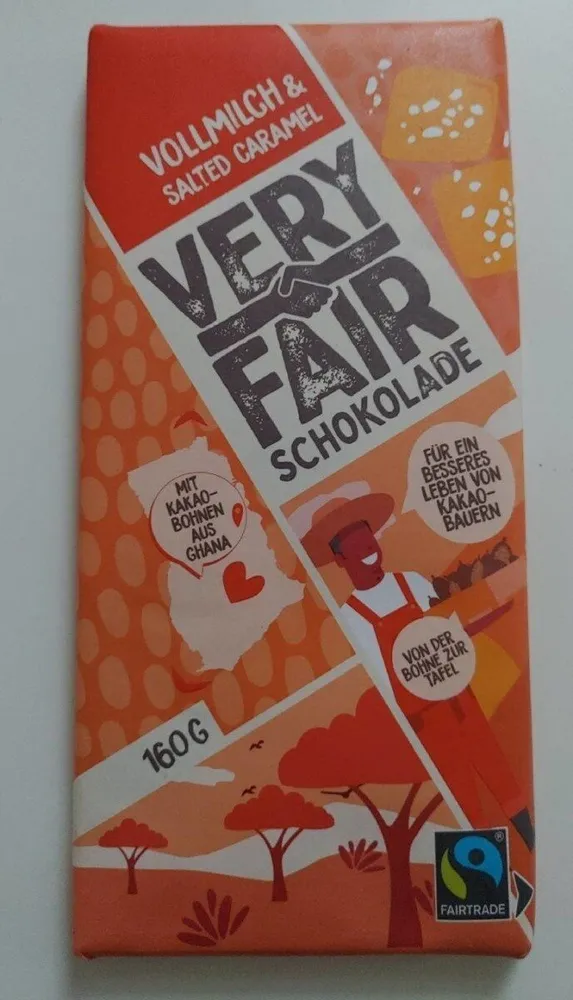 Very Fair Schokolade - Vollmilch & Salted Caramel