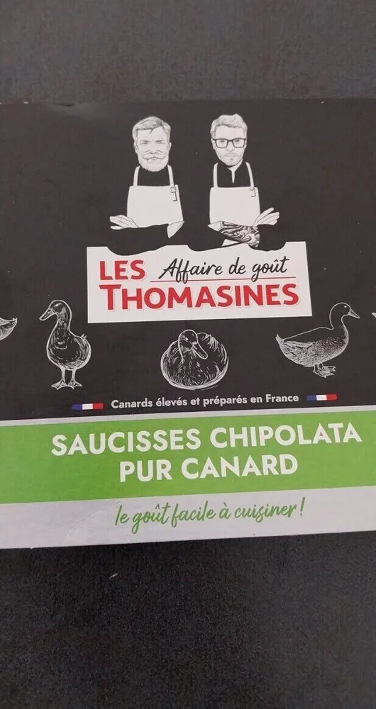 Saucisses chipolata pur canard