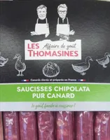 Saucisses chipolata pur canard
