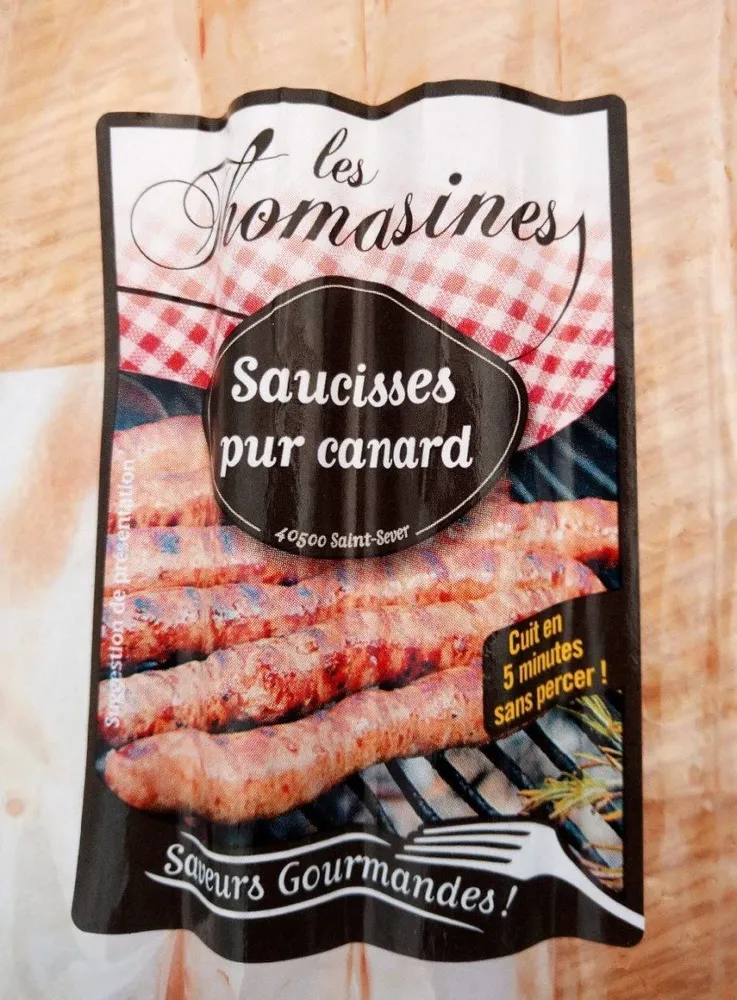 Saucisses pur canard