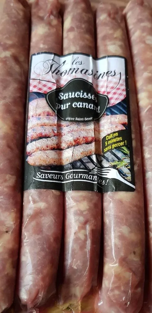 Saucisses pur canard