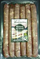 Saucisses pur canard