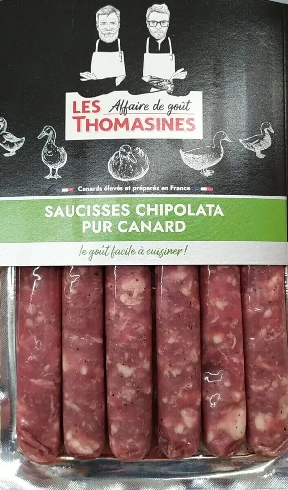 Saucisse chipolata canard