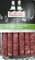 Saucisse chipolata canard
