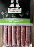 Saucisses chipolata pur canard