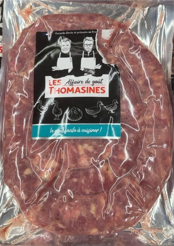 Saucisse canard