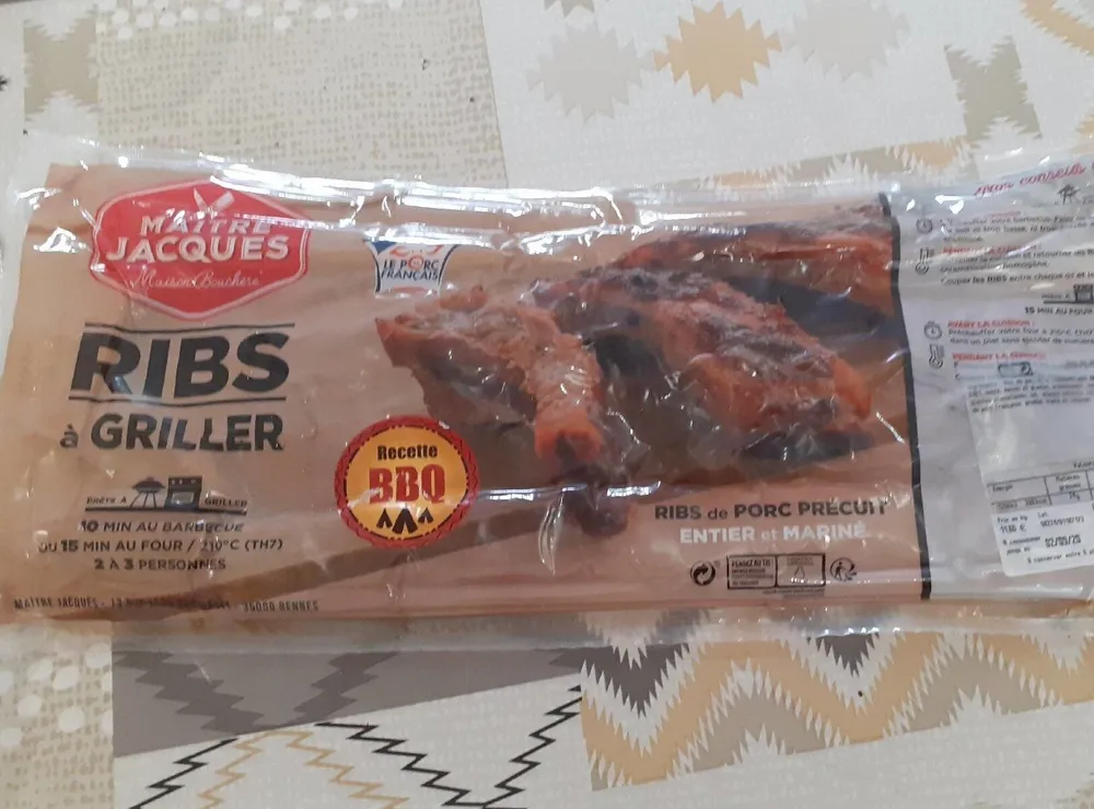 Ribs à griller