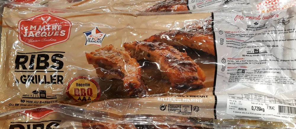 Ribs à griller
