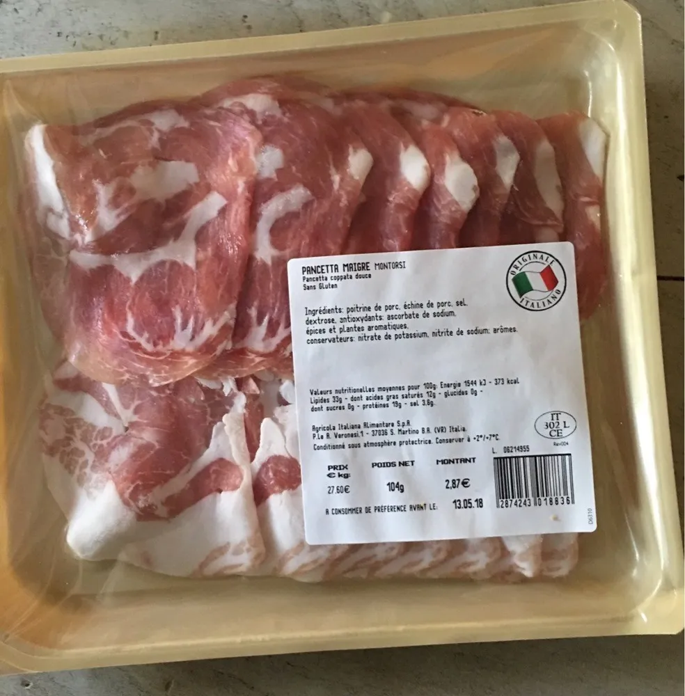 Pancetta maigre