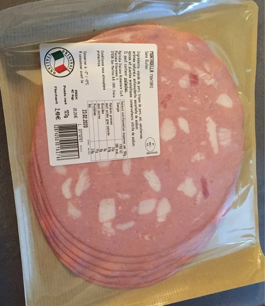 Mortadella montorsi sans gluten