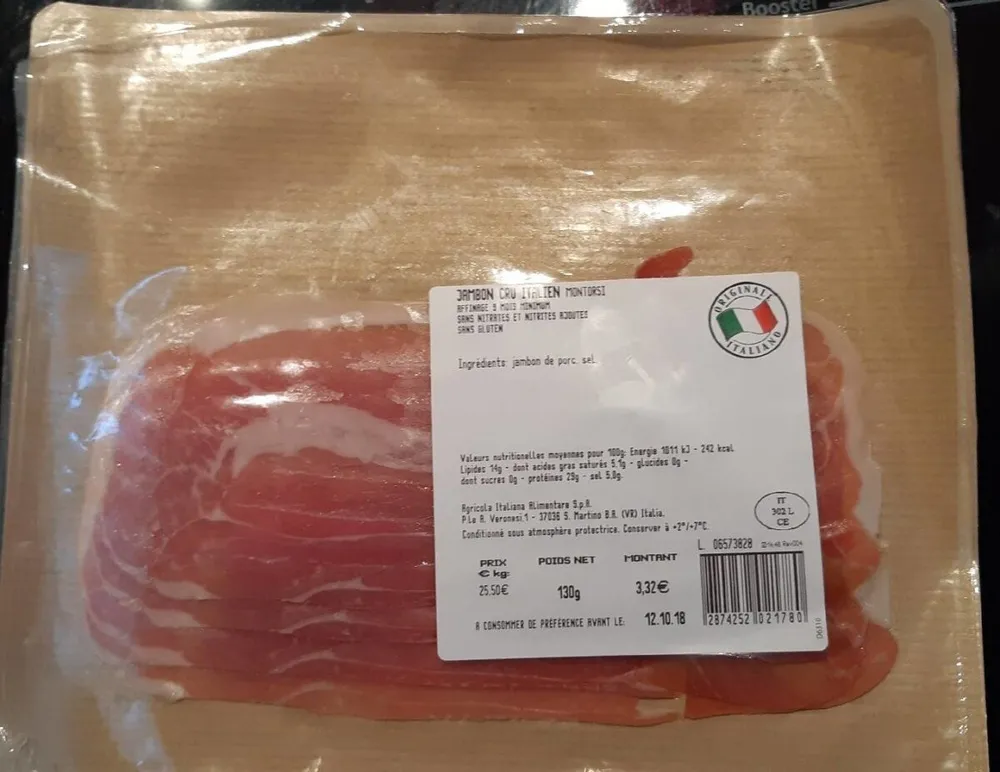 Jambon cru italien
