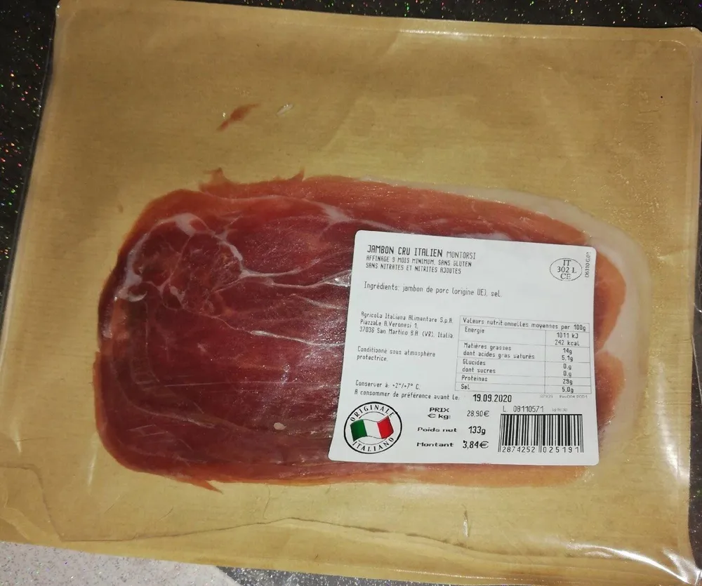 Jambon cru italien