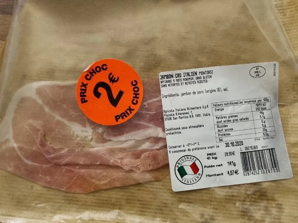 Jambon cru italien