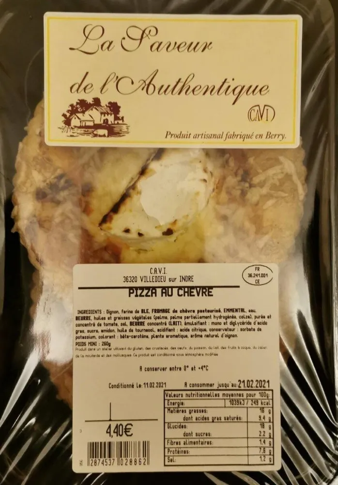Pizza au chèvre