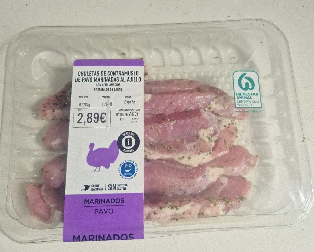 Chuletas De Contramuslo De Pavo