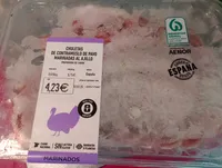 Chuletas de contramuslo de pavo marinadas al ajillo
