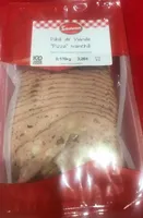 Pate de viande pizza