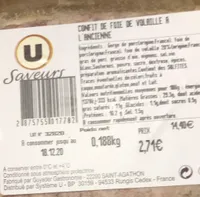 confit de foie de volailles