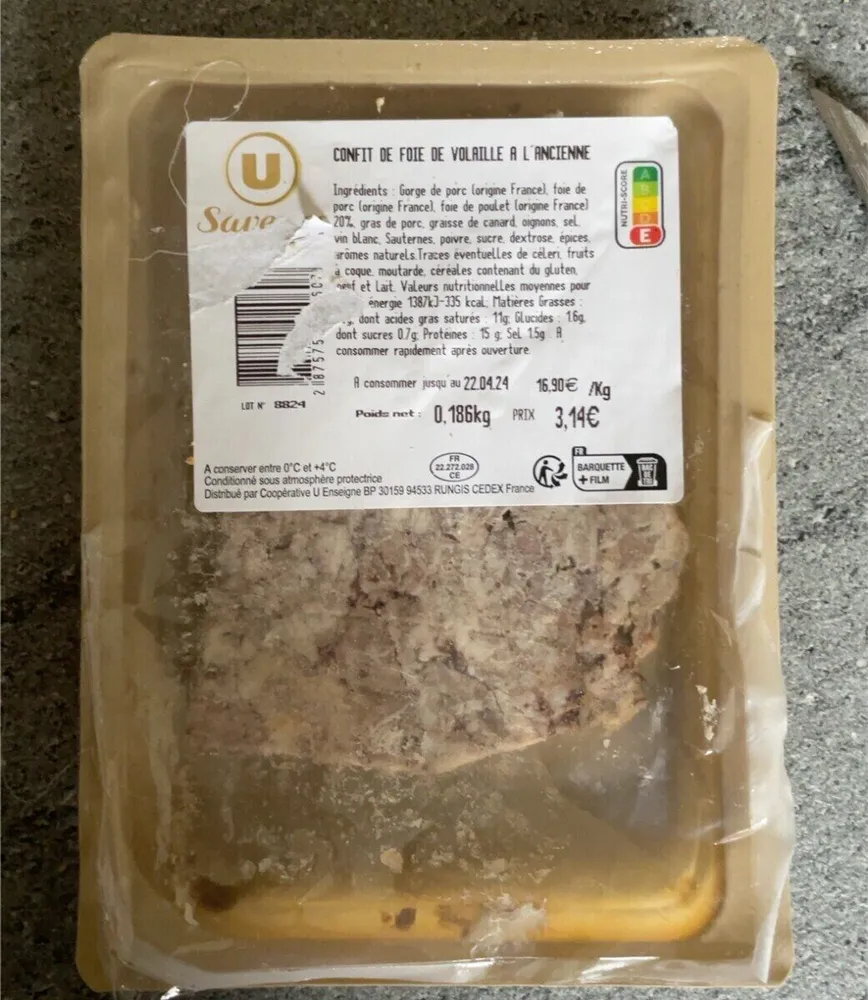 Confit de foie de volaille à l’ancienne