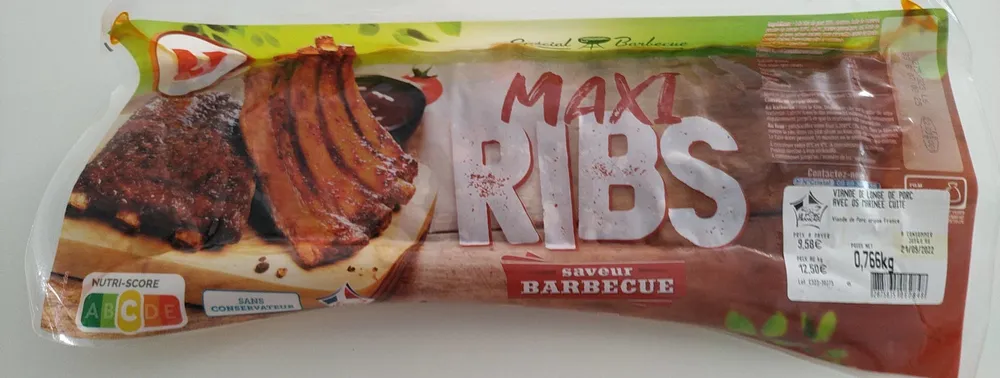 Maxi RIBS saveur barbecue