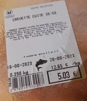 Crevette cuite