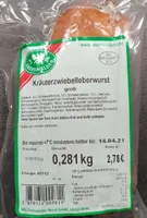 Kräuterzwiebelleberwurst