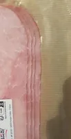 jambon cuit supérieur avec couenne, fumé
