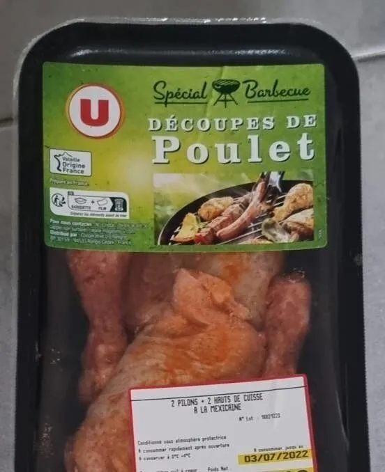 Découpe de poulet