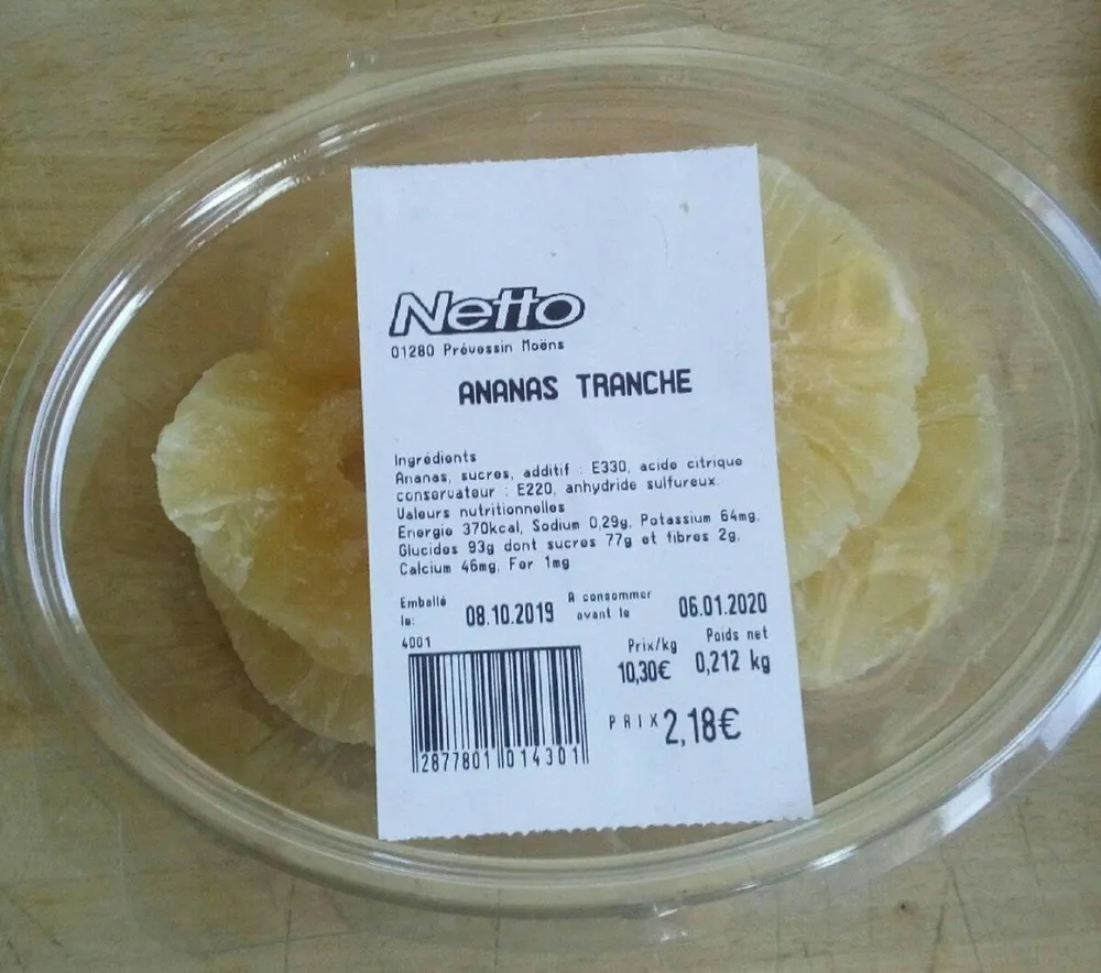 Ananas tranche