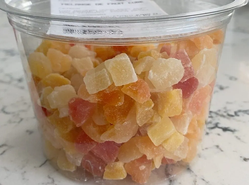 Mélange de fruits cube