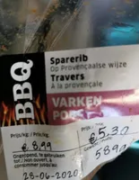 Travers de Porc à la provençale