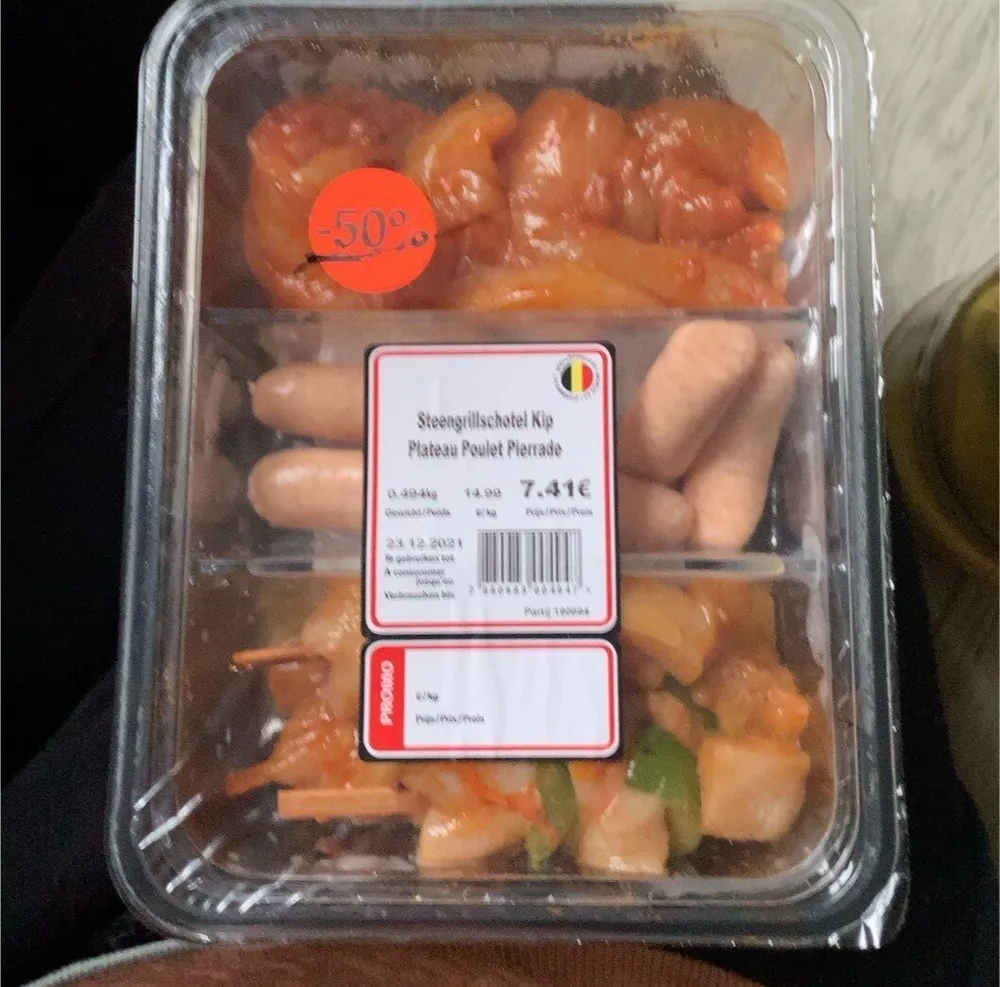 Plateau poulet pierrade
