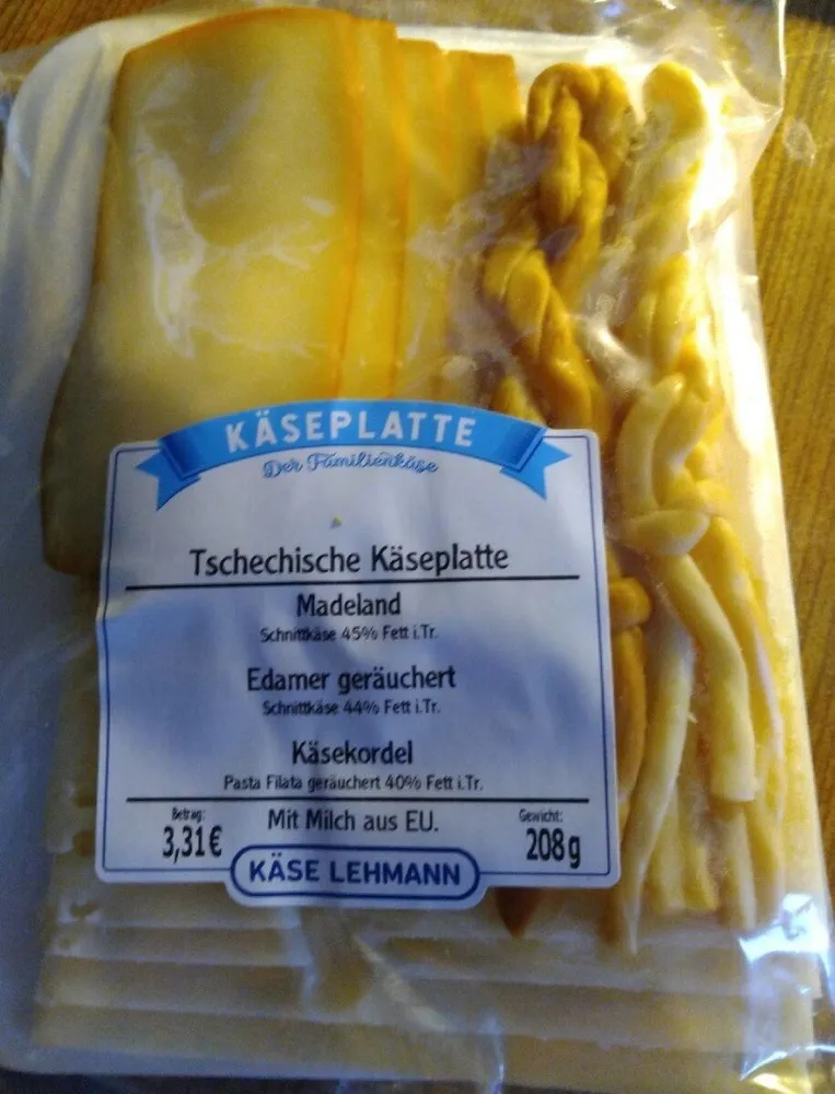Tschechische Käseplatte