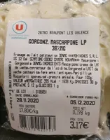 Gorgonzola, Mascarpone LP 38% MG
