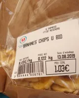 Bananes Chips U Bio