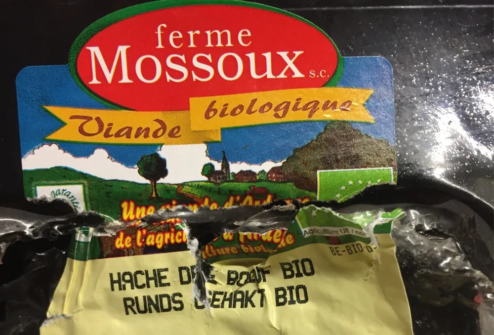 Hache de boeuf bio