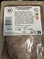 Terrine de campagne au poivre vert