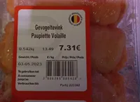 Paupiette volaille