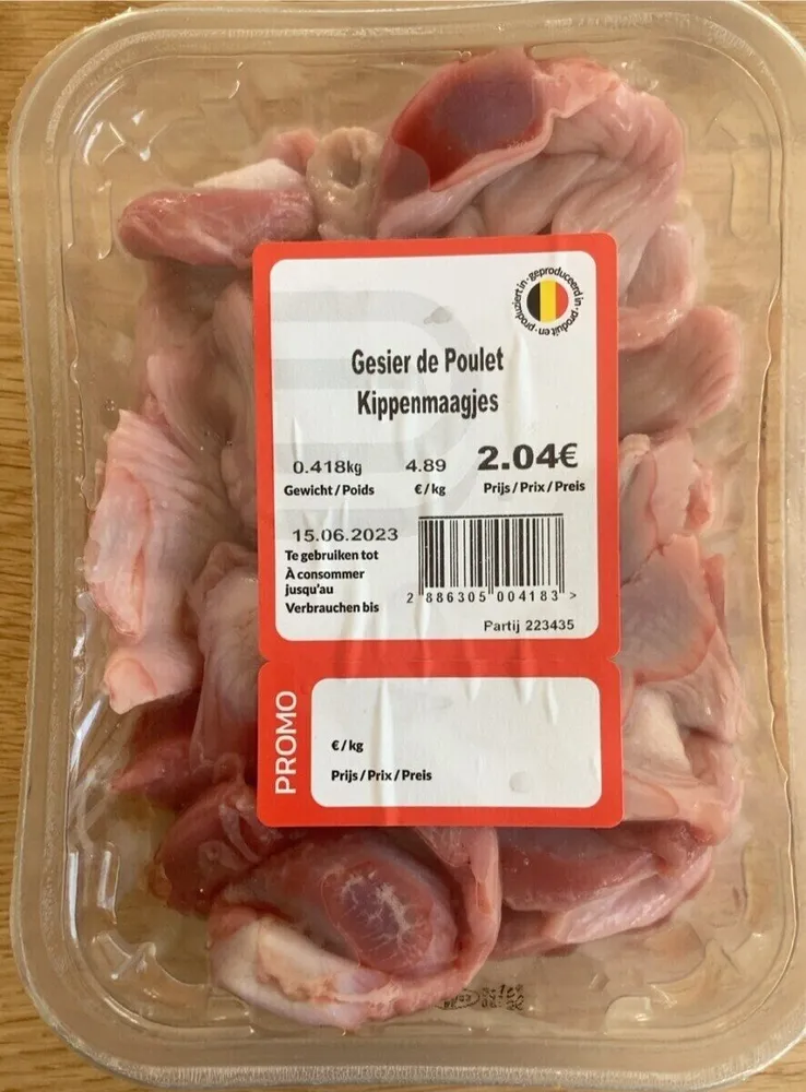 Gesier de poulet