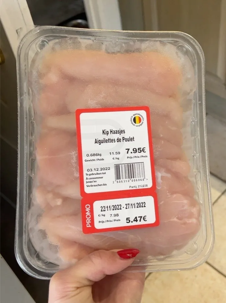 Aiguillettes de poulet