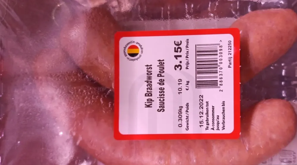 Saucisses de poulet