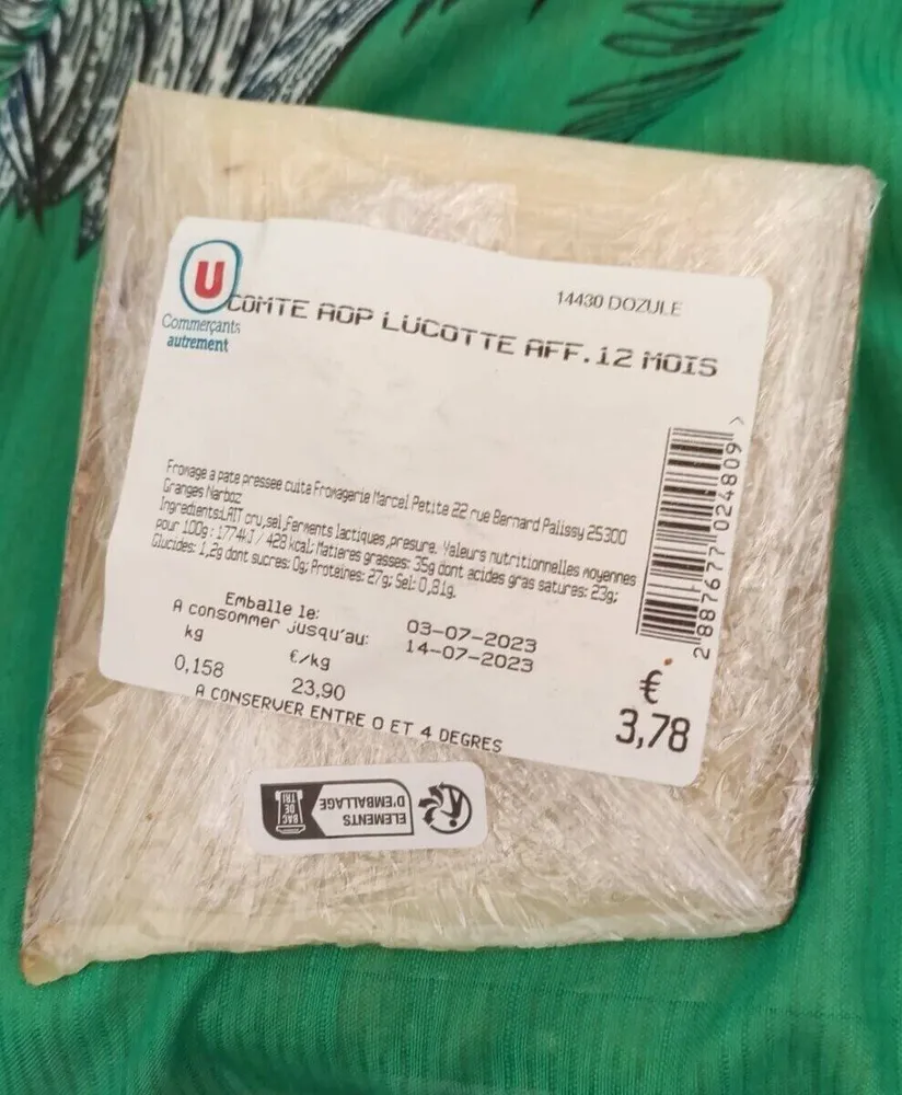 Comte AOP Llucotte