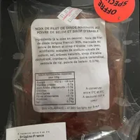 Noix de filet de dinde mariné au poivre de belem et sirop d’érable