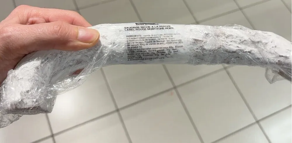 Saucisse seche a la perche